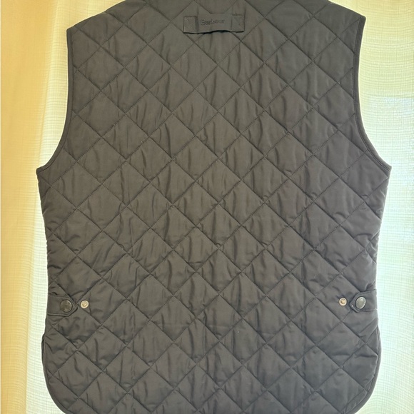 Barbour Navy Blue Quilted Outdoor Vest - Picture 2 of 2